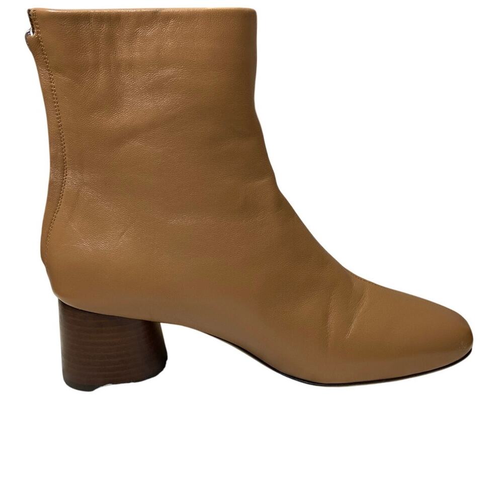 Mansur Gavriel Glove Lambskin Leather Ankle Boots Block Heel Statement Sz 40/10 - Picture 7 of 12